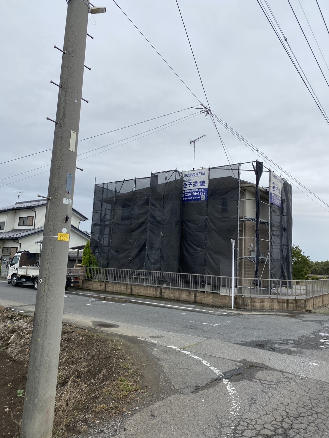 太田市A様邸足場工事