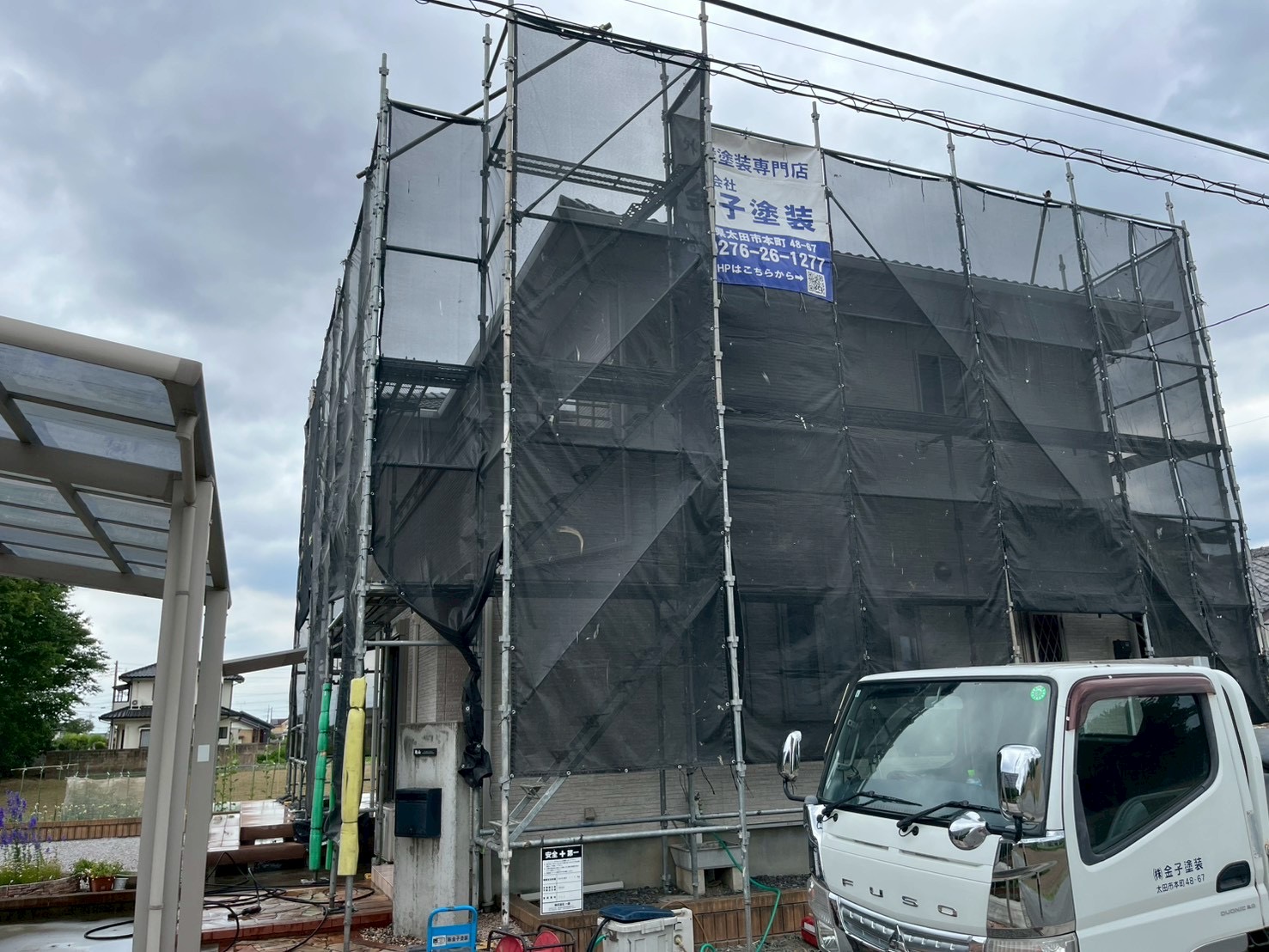 太田市k様邸塗装工事